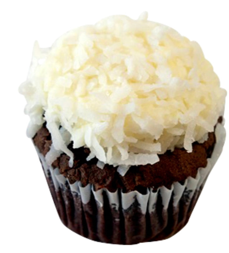 Chocolate Coconut Rum Cupcake