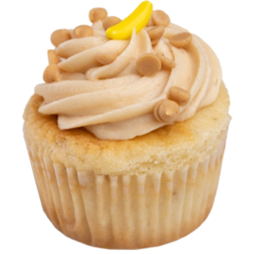 Banana Peanut Butter Cupcake