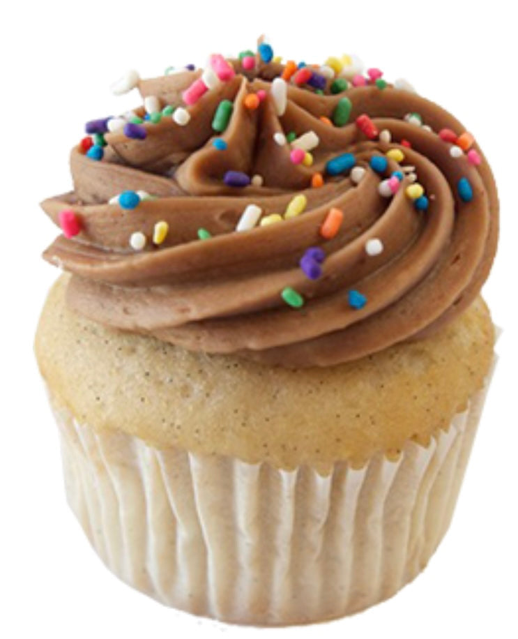 Vanilla Birthday Cupcakes