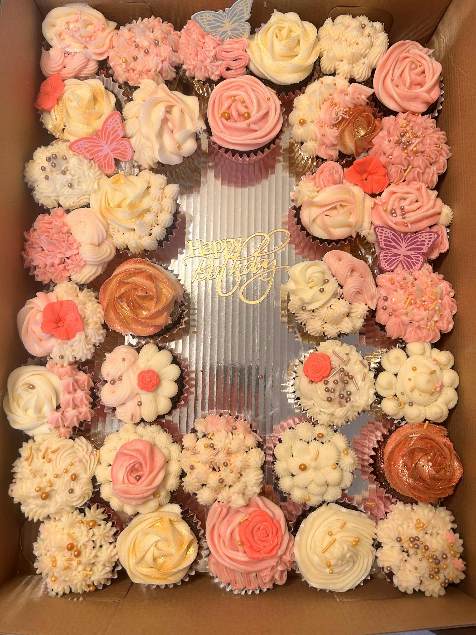 Cupcake Number Platter