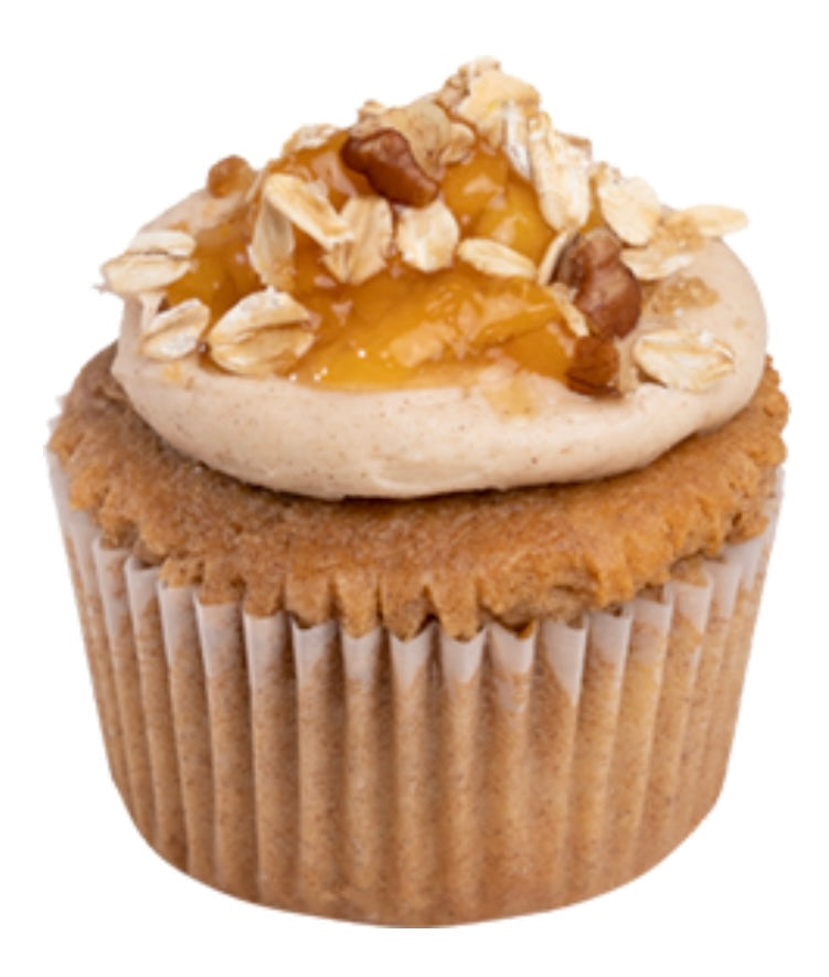 Peach Cobbler Cupcake
